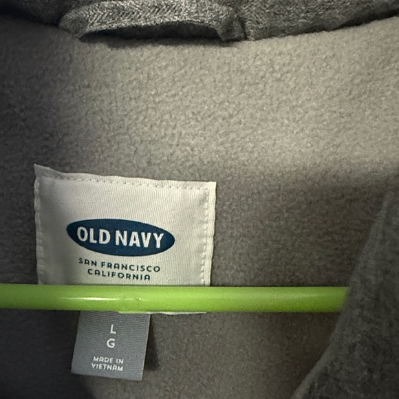 Old Navy size large gray vest excellent used condition like new ladies - Picture 2 of 3